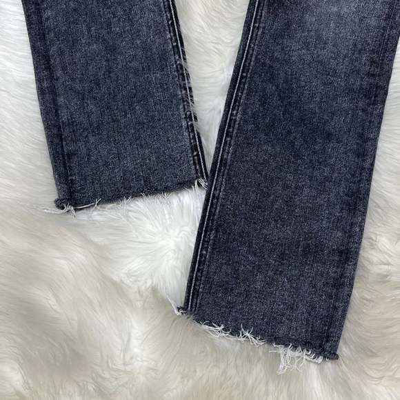 Mother Pixie Dazzler Ankle Fray Jeans in Train Stops [3503] - Picture 7 of 11